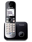 Panasonic | Cordless | KX-TG6811FXB | Built-in display | Caller ID | Black | Conference call | Phonebook capacity 120 entries | Speakerphone | Wireless connection_2