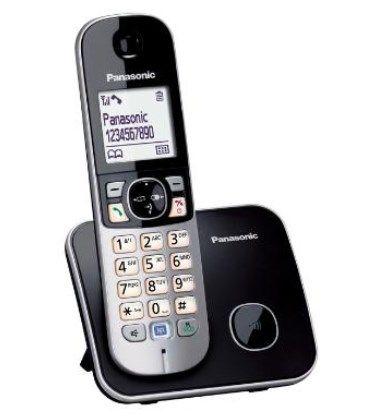 Panasonic | Cordless | KX-TG6811FXB | Built-in display | Caller ID | Black | Conference call | Phonebook capacity 120 entries | Speakerphone | Wireless connection_3