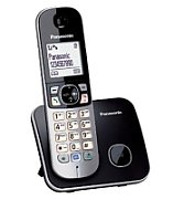 Panasonic | Cordless | KX-TG6811FXB | Built-in display | Caller ID | Black | Conference call | Phonebook capacity 120 entries | Speakerphone | Wireless connection_3