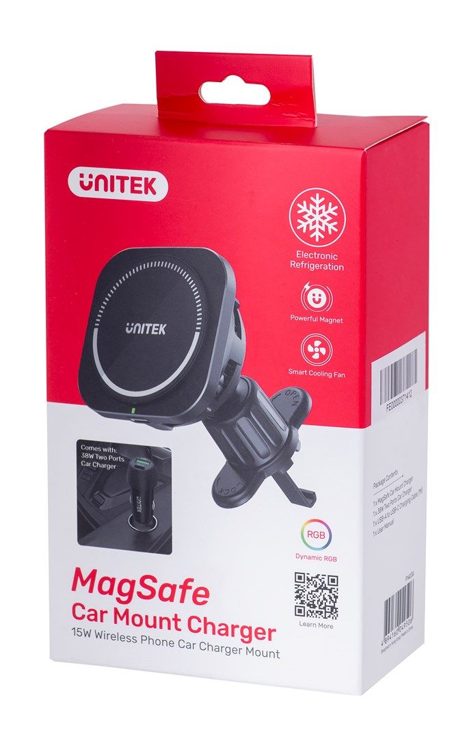 Unitek P1403A car charger 38W MagSafe holder_7