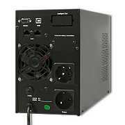 Qoltec 53042 Uninterruptible Power Supply | On-line | Pure Sine Wave | 1kVA | 800W | LCD_2