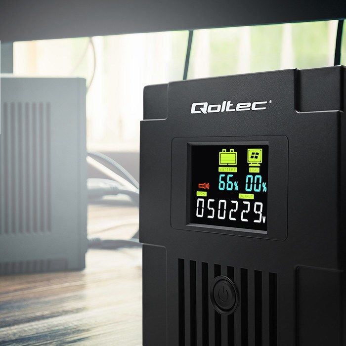 Qoltec 53770 uninterruptible power supply (UPS) Line-Interactive 1.5 kVA 900 W 2 AC outlet(s)_10
