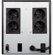 UPS Ever W/SL00TO-001K20/07, 1200 VA, 780 W, 4x Schuko, 1x RJ45, 12V 7Ah Sealed Lead Acid (VRLA), Tower, Negru 