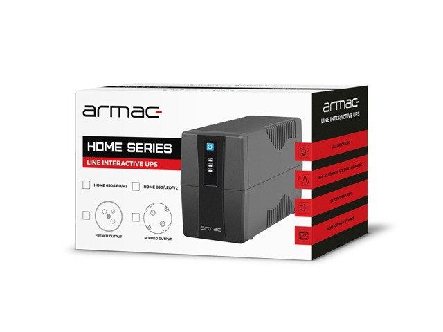 UPS ARMAC HOME LITE LINE-INT 2X230V  PL USB-B H650E/LEDV2_7