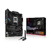 Asus | ROG STRIX B650E-F GAMING WIFI | Processor family AMD | Processor socket AM5 | DDR5 DIMM | Memory slots 4 | Supported hard disk drive interfaces SATA  M.2 | Number of SATA connectors 4 | Chipset AMD B650 | ATX_1