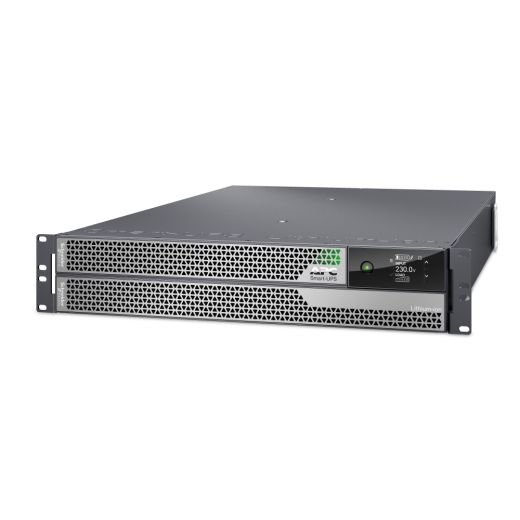 UPS APC SRTL5KRM2UI, 5 kVA, 5 kW, on-line double-conversion, 6x C13, 4x C19, 1x USB, 180 V Lithium-ion, LCD, Rack 2U, Gri 