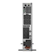 UPS APC SRTL5KRM2UI, 5 kVA, 5 kW, on-line double-conversion, 6x C13, 4x C19, 1x USB, 180 V Lithium-ion, LCD, Rack 2U, Gri 