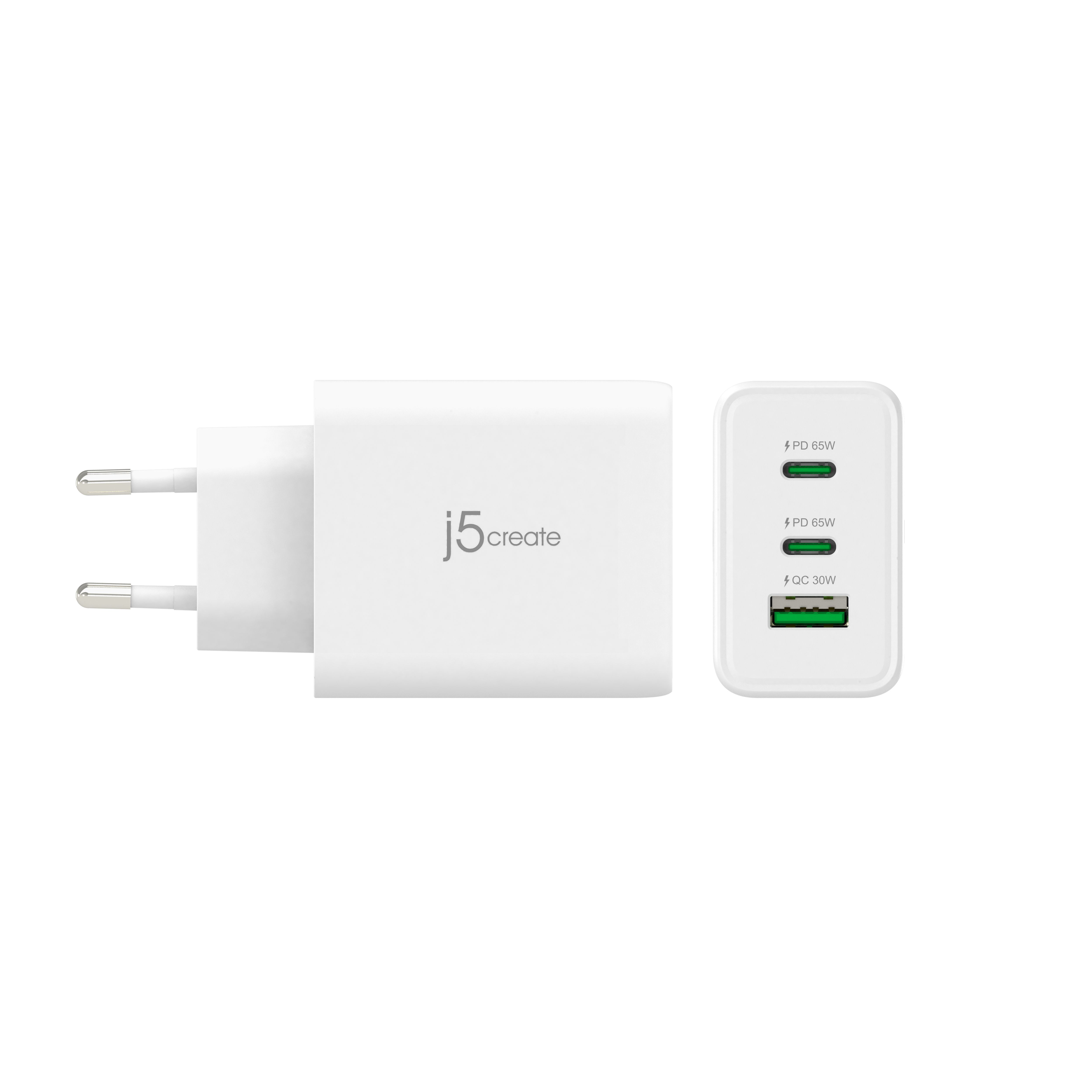 65W GAN USB-C 3-PORT CHARGER/EU WHITE_4