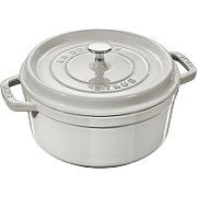 Staub Round Cast Iron Pot - 2.2 ltr  White Truffle_1