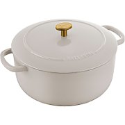 Ballarini Bellamonte Round Cast Iron Pot - 4 ltr  Ivory_1