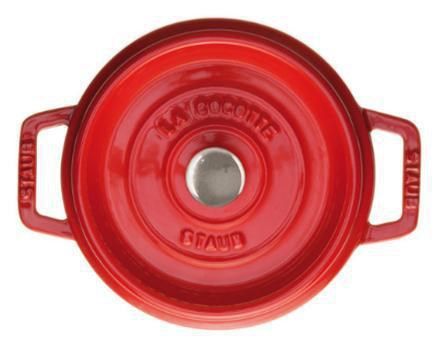 Round cast iron pot Staub - Red  1.7 ltr_2