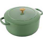 Ballarini Bellamonte Round Cast Iron Casserole - 7 ltr  Green_1