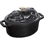 Staub oval cast iron pot suckling pig - 1 ltr  Black_1