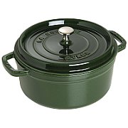 Staub Round Cast Iron Casserole - 3.8 ltr  Green_1