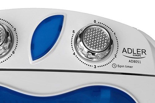 Adler AD 8051 washing machine Top-load 3 kg Blue  White_5