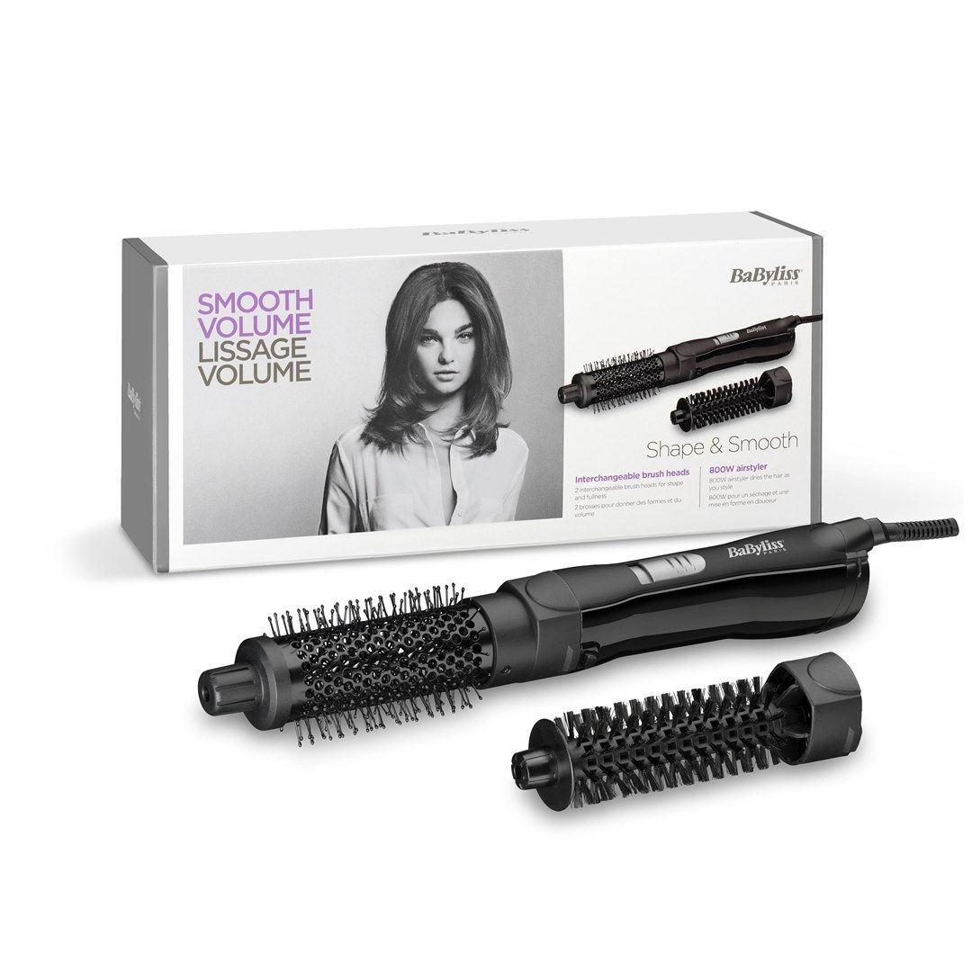 BaByliss Shape & Smooth Straightening brush Warm Black 800 W 78.7  (2 m)_5