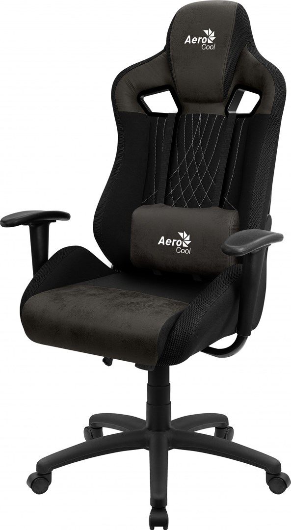 Aerocool EARL AeroSuede Universal gaming chair Black_3