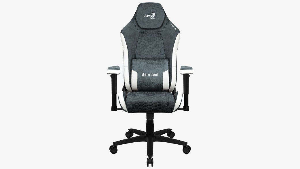 Aerocool Crown AeroSuede Universal gaming chair Padded seat Blue  Steel_8