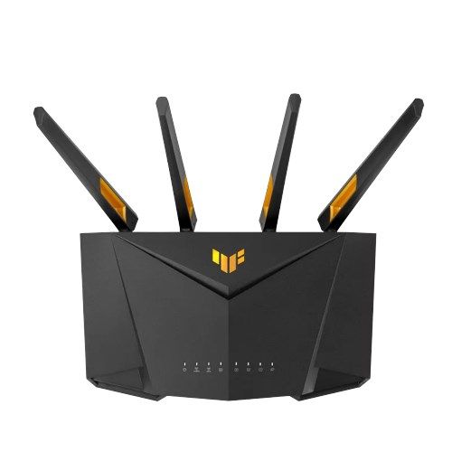 ASUS TUF Gaming AX3000 V2 wireless router Gigabit Ethernet Dual-band (2.4 GHz / 5 GHz) Black  Orange_13