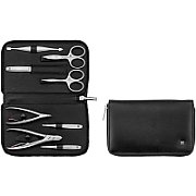 Zwilling Twinox Travel Set - Black Leather Case  8 Pieces - Black_1