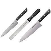 Set of 3 Samura Harakiri Kitchen Knives 0230B_1