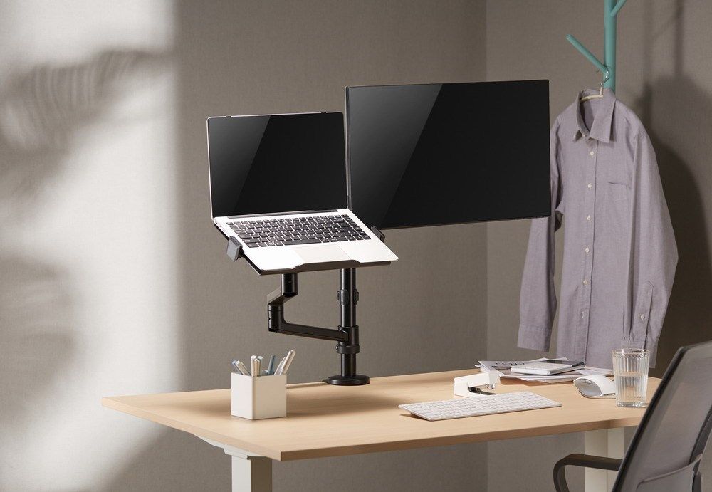 Gembird MA-DA-04 monitor mount / stand 81.3 cm (32 ) Black Desk_13