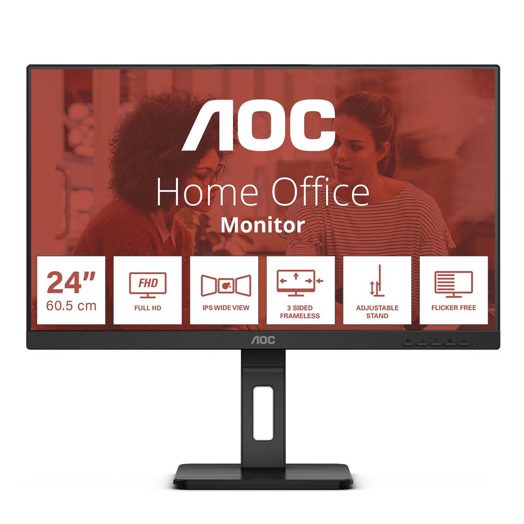 AOC E3 24E3QAF computer monitor 61 cm (24 ) 1920 x 1080 pixels Black_9