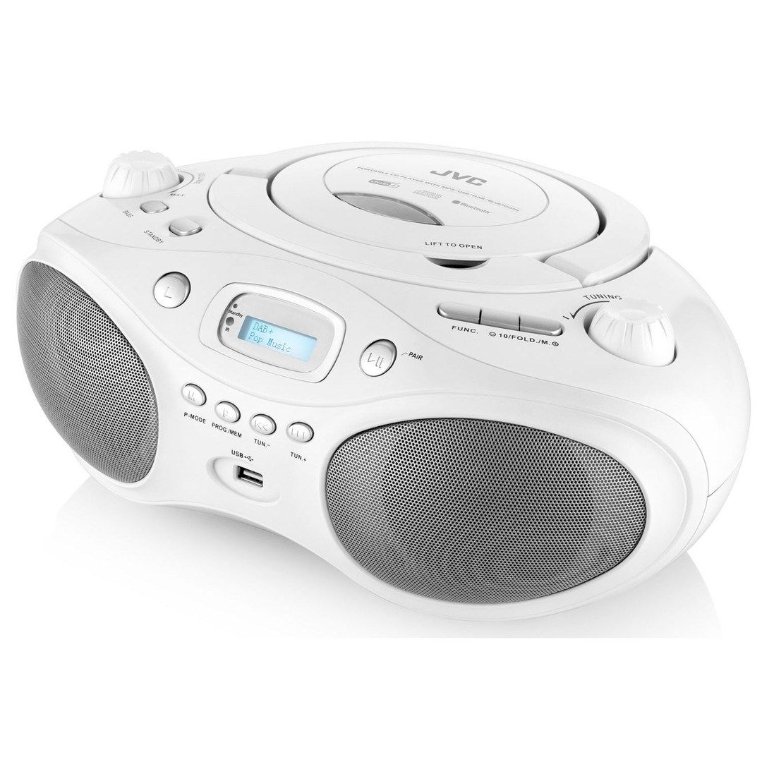 JVC Radio RD-E661W-DAB Boombox white_3