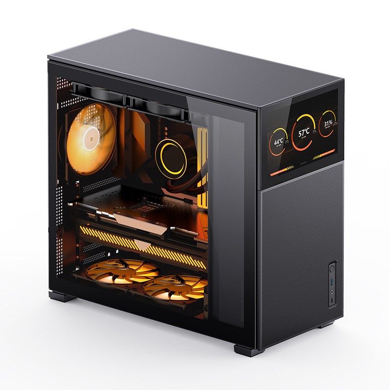 Jonsbo D41 MESH Screen ATX Case  Tempered Glass - black_2