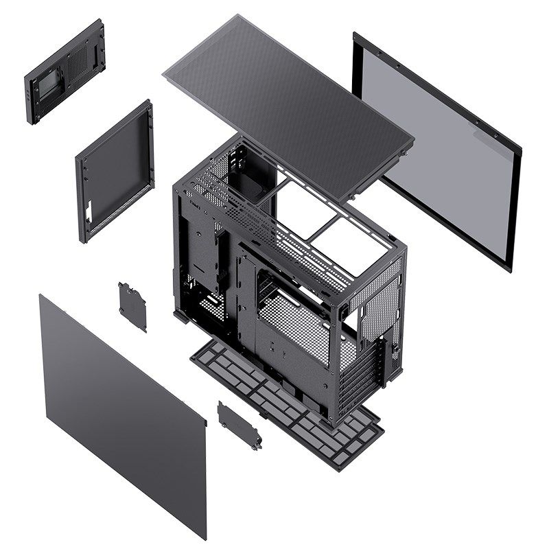 Jonsbo D41 MESH Screen ATX Case  Tempered Glass - black_11