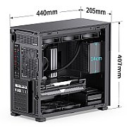 Jonsbo D41 MESH Screen ATX Case  Tempered Glass - black_5