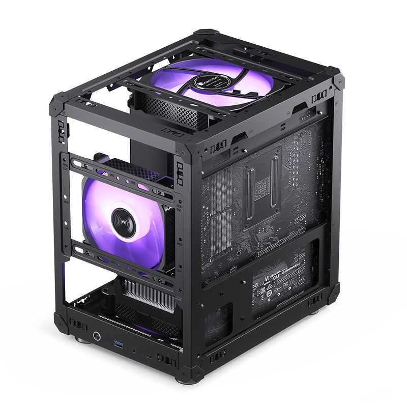 Jonsbo C6 Micro-ATX Case - black_16