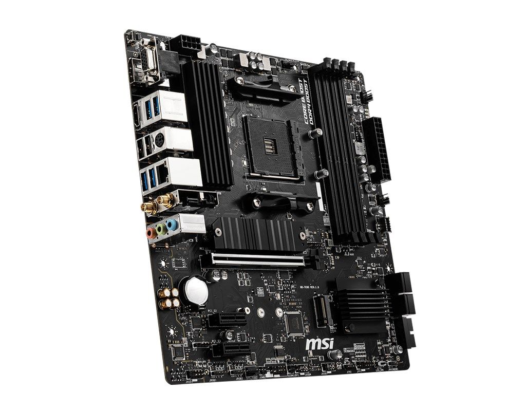 MSI | B550M PRO-VDH WIFI | Processor family AMD | Processor socket AM4 | DDR4 | Memory slots 4 | Number of SATA connectors | Chipset AMD B | Micro ATX_4