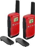 Motorola TALKABOUT T42 two-way radio 16 channels Black Red_1