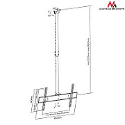 Ceiling mount for Maclean TV  max VESA 400x400  32-55   50kg  MC-631_1