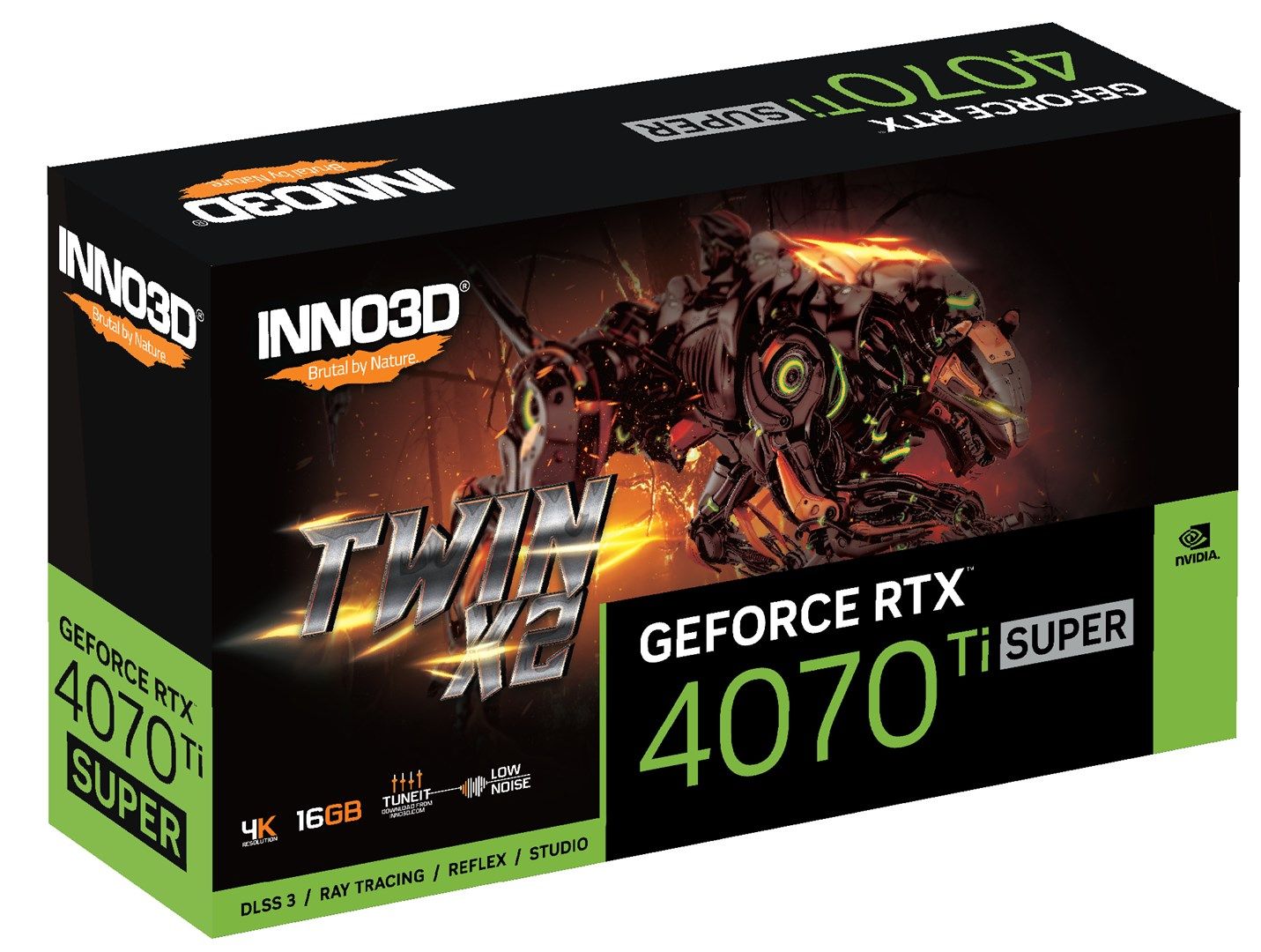 Inno3D GEFORCE RTX 4070 Ti SUPER TWIN X2 NVIDIA 16 GB GDDR6X_3