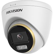 Camera de supraveghere Turret 3K ColorVu Dual-light PoC Hikvision DS-2CE72KF3T-LE(2.8MM), lentila fixa 2.8mm, iluminare min: 0.0005 Lux @ (F1.0, AGC ON), 0 Lux cu lumina alba, IR: 40m, lumina alba 40m, alimentare: 12 VDC ± 25%, PoC.at, Max.7.8 W, protectie: IP67, dimensiuni: Ø109.98 mm × 98.27 mm_1