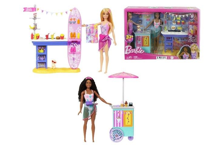 Barbie Day at the Sea Set of 2 Dolls HNK99 p3 MATTEL_5