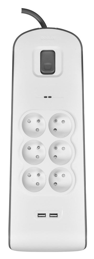 Belkin BSV604ca2m White 6 AC outlet(s) 2 m_2