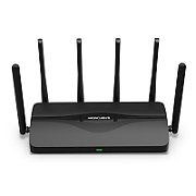 Mercusys Router Wi-Fi 7 Tri-Band BE9300, MR47BE, Standarde wireless: Wi- Fi 802.11be/ax/ac/a/b/g/n, Viteza wireless: BE9300 6 GHz: 5760 Mbps (802.11be), 5 GHz: 2880 Mbps (802.11be), 2.4 GHz: 574 Mbps (802.11ax), Interfata: 3 x 2.5 Gbps RJ45, 1 WAN, 6 antene externe omnidirectionale, Dimensiuni: 258_1