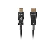 HDMI CABLE M/M V2.1 80M 8K BLACK OPTICAL AOC LANBERG