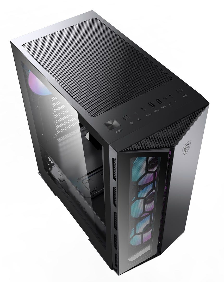 MSI MPG GUNGNIR 110R PC Case  Mid-Tower  USB 3.2  Black MSI MPG GUNGNIR 110R Black ATX Power supply included No_13