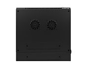 TWO-SECTION WALL-HUNG RACK CABINET 19  9U 600X600 BLACK LANBERG (FLAT PACK)