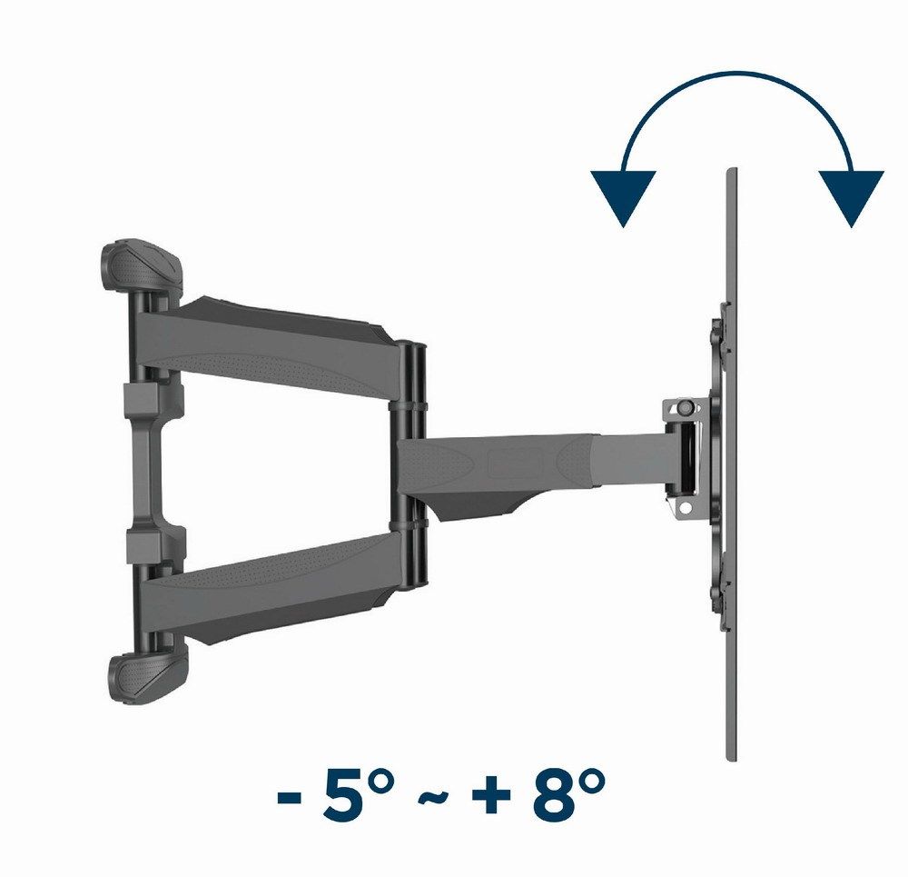 Gembird WM-75ST-01 Full motion TV wall mount  32”-75” (45 kg)_10