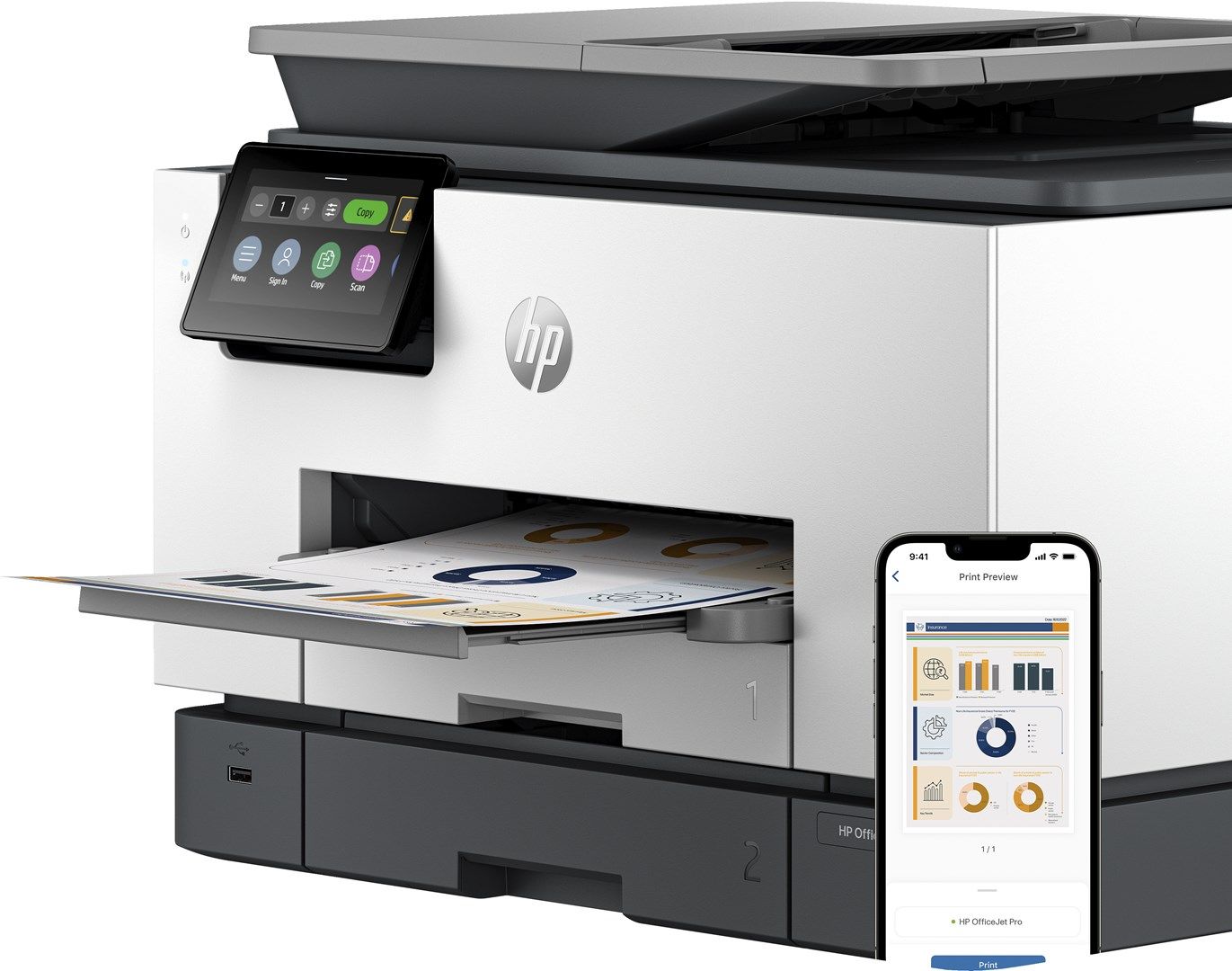 Urządzenie wielofunkcyjne HP OfficeJet Pro 9130b_3