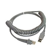 Cable, USB, Type A, Coiled, Power off terminal, 2 Meters, CAB-424E_1