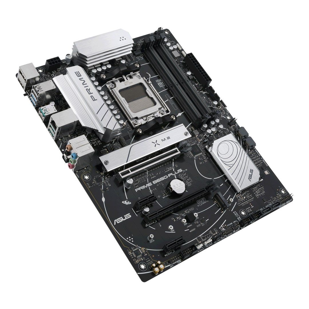 Asus | PRIME B650-PLUS | Processor family AMD | Processor socket AM5 | DDR5 DIMM | Memory slots 4 | Supported hard disk drive interfaces SATA  M.2 | Number of SATA connectors 4 | Chipset  AMD B650 | ATX_5