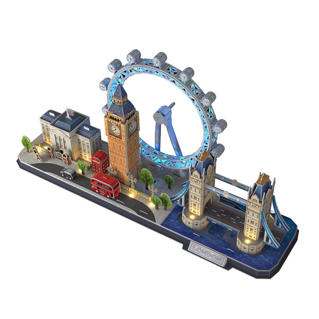 3D Puzzle London Cityline LED L532h Cubic Fun 20532_3