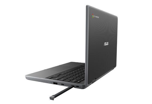 Laptop ASUS ChromeBook Flip, CR1100FKA-BP0401, 11.6-inch,HD (1366 x 768) 16:9, Intel Celeron N5100 Processor 1.1 GHz (4M Cache, up to 2.8 GHz, 4 cores), LPDDR4X 8GB, 64G eMMC, 60Hz, 250nits, Glossy display, LED Backlit, Wide view, 720p HD camera, Wi-Fi 6(802.11ax) (Dual band) 2*2 + Bluetooth 5.1_5