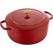 Ballarini Bellamonte Round Cast Iron Pot - Red  5.5 ltr_1